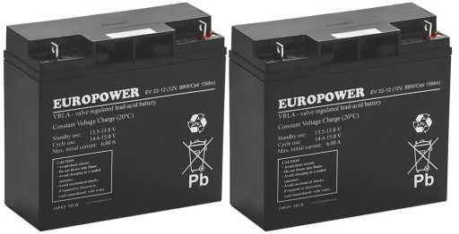 RBC50 RBC 50 #50 КОМПЛЕКТ АКУМУЛЯТОРІВ ДЛЯ ДБЖ APC 2x EV 22-12