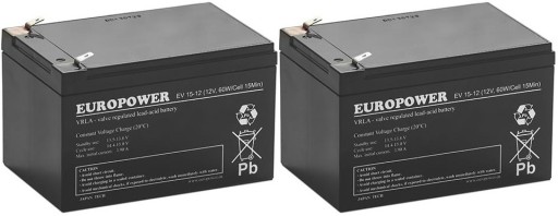 RBC52 RBC 52 #52 КОМПЛЕКТ АКУМУЛЯТОРІВ ДЛЯ ДБЖ APC 2x EV 15-12