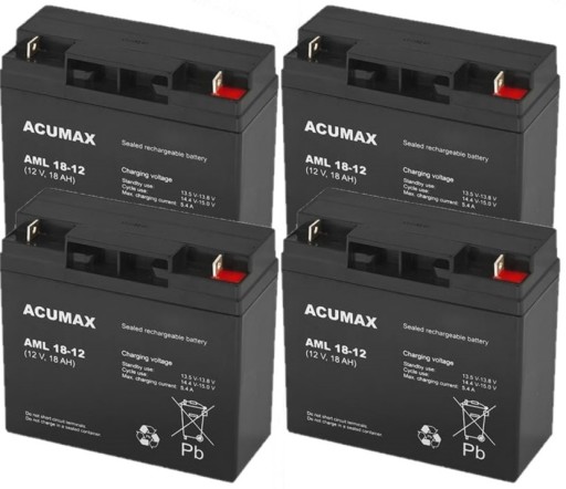 RBC55 RBC 55 #55 КОМПЛЕКТ АККУМУЛЯТОРОВ АККУМУЛЯТОРНЫЙ БЛОК ДЛЯ ИБП APC 4x AML 18-12