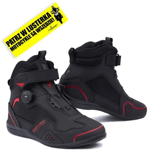 ВЗУТТЯ ДЛЯ МІСЬКОГО МОТОЦИКЛА REBELHORN SPARK II BLACK/RED