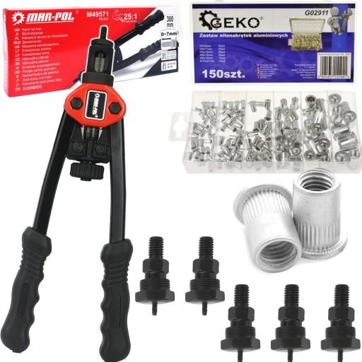 РУЧНА ЗАКЛЕПКА ГАЙКА ЗАКЛЕПКА М3-М8 ЗАКЛЕПКА ГАЙКА