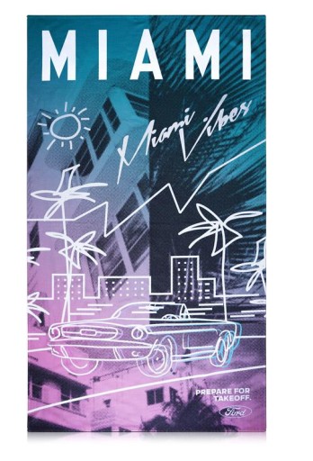 РУШНИК FORD MUSTANG MIAMI VIBES ОРИГІНАЛ