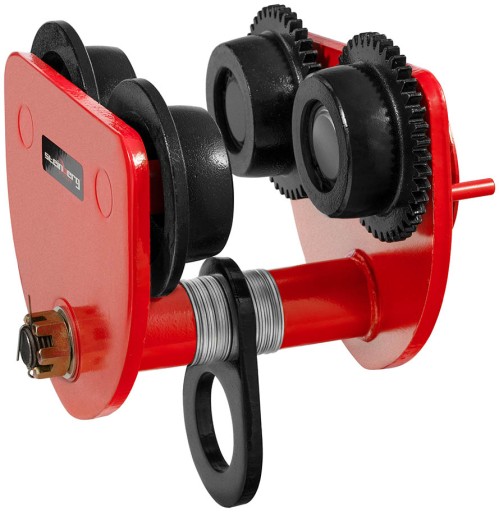 СТАЛЬНАЯ РУЧНАЯ КРАНОВАЯ ТЕЛЕЖКА С ЦЕПЬЮ, длина 3 м