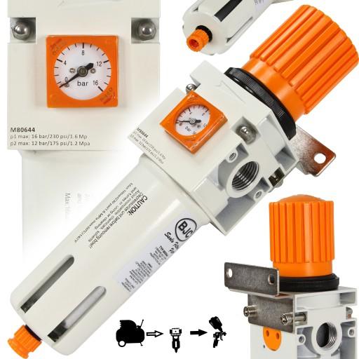 РЕДУКТОР ДАВЛЕНИЯ ВОЗДУШНЫЙ ФИЛЬТР СЕПАРАТОР РЕГУЛЯТОР 1/2