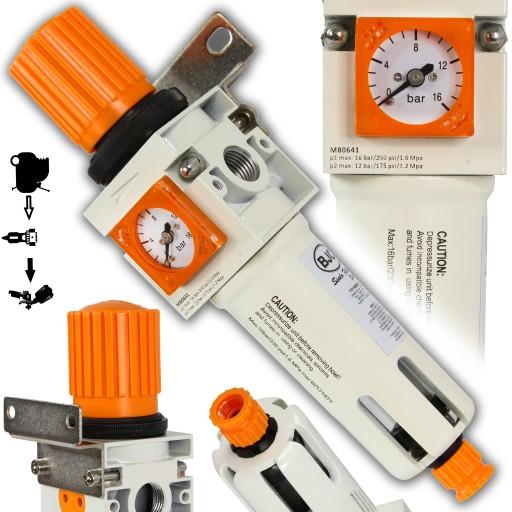 РЕДУКТОР ТИСКУ ПОВІТРЯНИЙ ФІЛЬТР СЕПАРАТОР РЕГУЛЯТОР 1/4