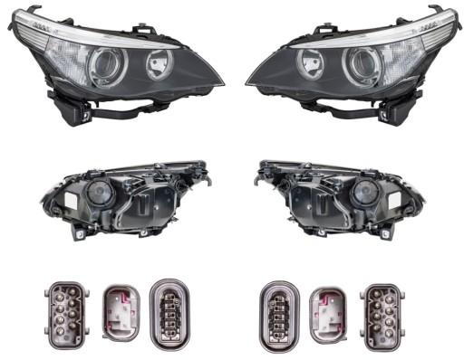 SS2017091H 2017101H - ФАРА BMW 5 E60 E61 03-04 КСЕНОНОВАЯ HELLA L+P