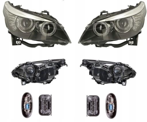 SS2017096H 2017106H - ФАРА BMW 5 E60 E61 07-10 XENON HELLA L+P