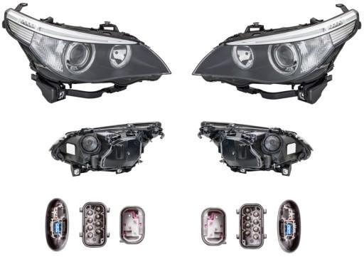 SS2017093H 2017103H - ФАРА BMW 5 E60 E61 05-07 HELLA L+P