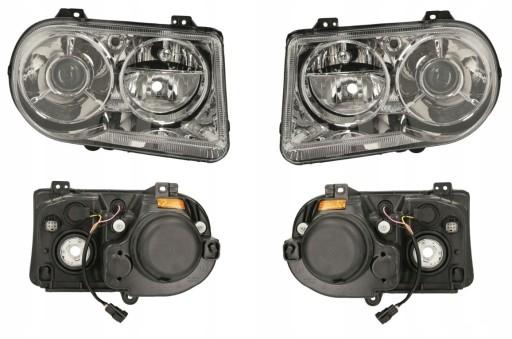 SS2431091E 2431101E - ЛАМПА ФАРА CHRYSLER 300C LX 04- L+R TYC