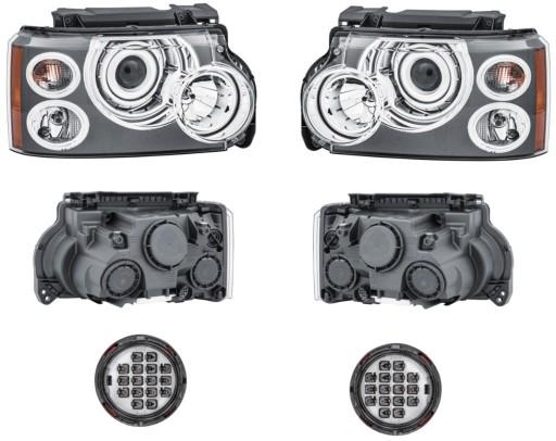 SS433309-H 433310-H - ЛАМПА ФАРА LAND ROVER RANGE 05- HELLA L+R