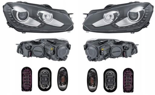 SS9518092H 9518102H - ЛАМПА ФАРА VW GOLF VI 08- HELLA XENON L+R