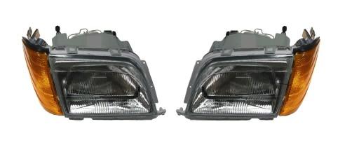 DB129-22K - ФАРА MERCEDES R129 ЛАМПА ЛІВА І ПРАВА КОМПЛЕКТ ПОМАРАНЧЕВІ ПОВОРОТНИКИ