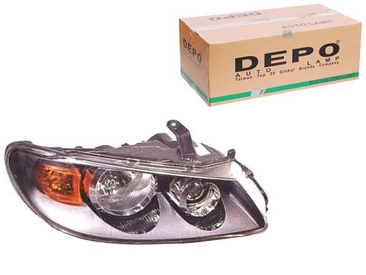 PRO/215-1196R-LDEM2 DEP - ФАРА NISSAN ALMERA II H7 H7 00-06 PR DEPO