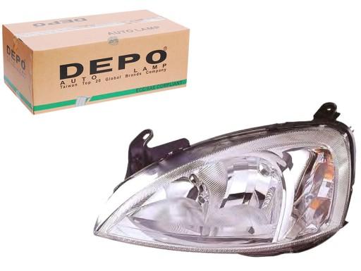 PRO/442-1138L-LDEMN DEP - ФАРА OPEL COMBO 01- CORSA C 00-09 LE H7 H7 PY