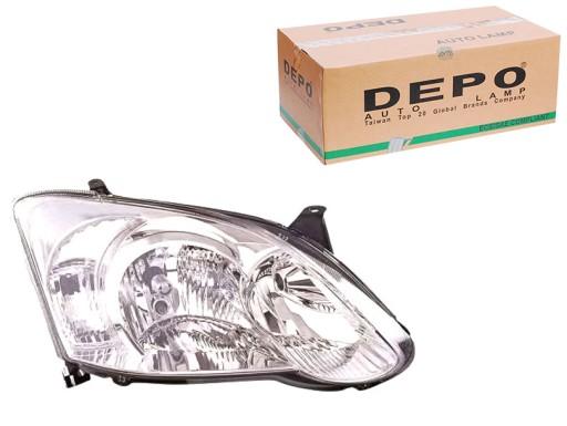 PRO/212-11H6R-LD-EM DEP - ФАРА TOYOTA COROLLA H7 H7 01-07 PR WHITE DEPO