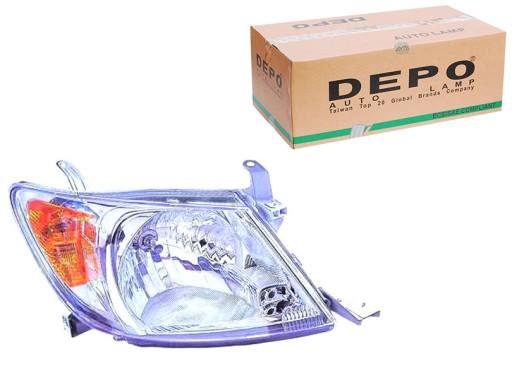 PRO/212-11G9R-LD-EM DEP - ФАРА TOYOTA HILUX H4 05-15 PR DEPO