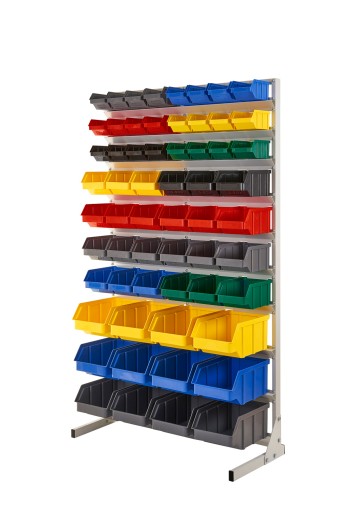 Стеллаж для мастерской R1 03430 + 60 контейнеров
