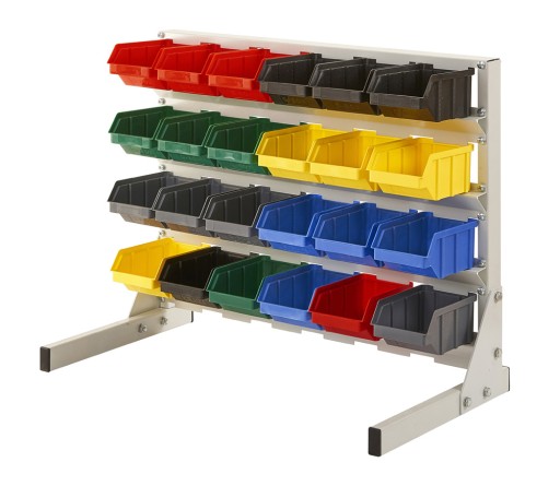 Стеллаж для мастерской R1 04000 + 24 контейнера