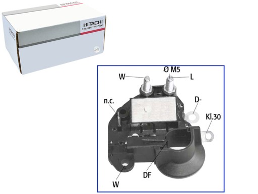 130796 - РЕГУЛЯТОР НАПРЯЖЕНИЯ FIAT BRAVO BRAVA HITACHI