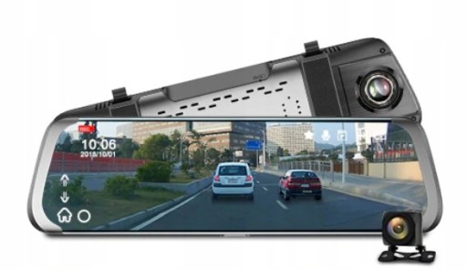 DVR КАМЕРА ЗАДНЬОГО ОГЛЯДУ ДЗЕРКАЛО 2 ЗАДНІ КАМЕРИ ПОЛЬСЬКЕ МЕНЮ