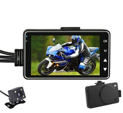 Мотоцикл рекордер 2 камери 1080P 720P RM1