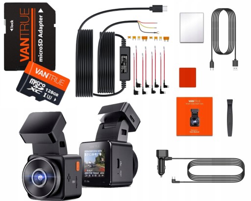Видеорегистратор VANTRUE E1 LITE HDR WI-FI + ACC + КАРТА ПАМЯТИ VANTRUE 128 ГБ