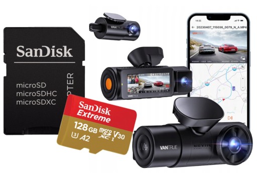 VANTRUE N4 PRO 3CH 2K/FHD/FHD + DVR