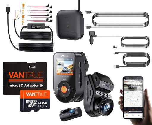 АДАПТЕР ЗАПИСУВАЧА VANTRUE S1 PRO 2CH 128GB ДЛЯ МОДУЛЯ LTE РЕЖИМУ ПАРКОВКИ 01