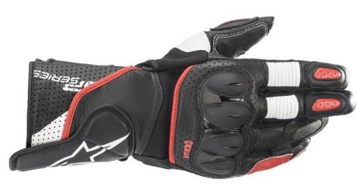 МОТОЦИКЛЕТНІ РУКАВИЧКИ ALPINESTARS SP-2 V3 BLK/W/RD 3XL