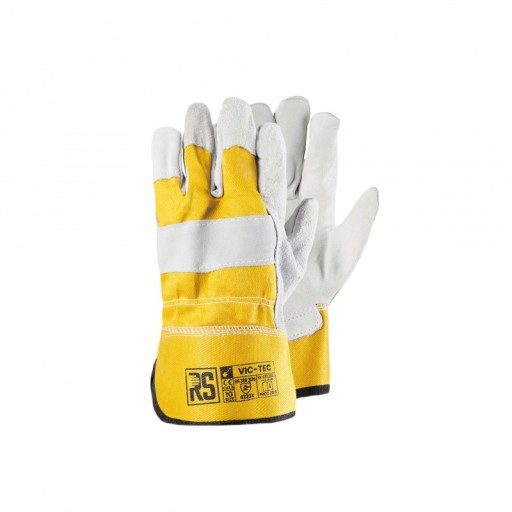 РУКАВИЧКИ For Construction Work Vic Tec RS 12 Pieces Size 11 PROTECTION Yellow