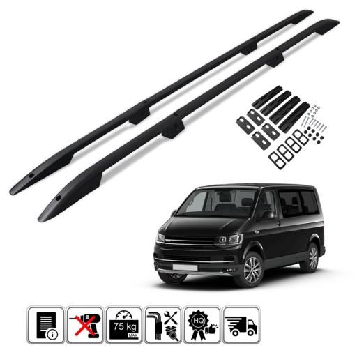 VWT5.73.3810 - Рейлінги на дах для VOLKSWAGEN T5 T6 довгі L2
