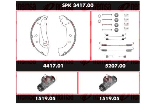 SPK 3417.00 - REMSA REMSA АВТОЗАПЧАСТИНИ