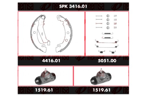 SPK 3416.01 - REMSA REMSA АВТОЗАПЧАСТИНИ