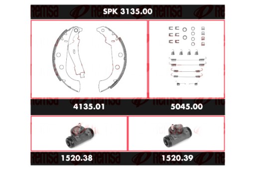 SPK 3135.00 - REMSA REMSA АВТОЗАПЧАСТИНИ