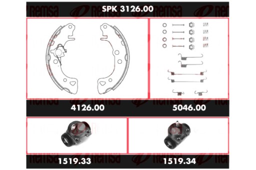 SPK 3126.00 - REMSA REMSA АВТОЗАПЧАСТИНИ