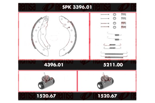 SPK 3396.01 - REMSA REMSA АВТОЗАПЧАСТИНИ