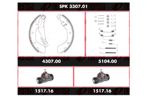 SPK 3307.01 - REMSA REMSA АВТОЗАПЧАСТИНИ