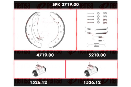 SPK 3719.00 - REMSA REMSA АВТОЗАПЧАСТИНИ