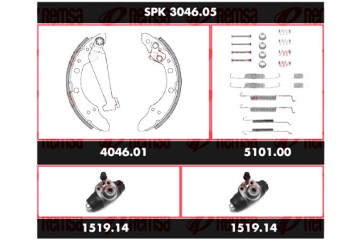 SPK 3046.05 - REMSA REMSA АВТОЗАПЧАСТИНИ