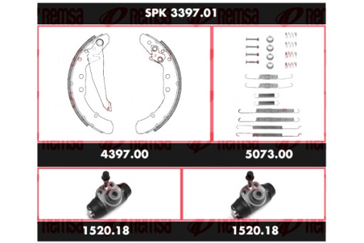 SPK 3397.01 - REMSA REMSA АВТОЗАПЧАСТИНИ