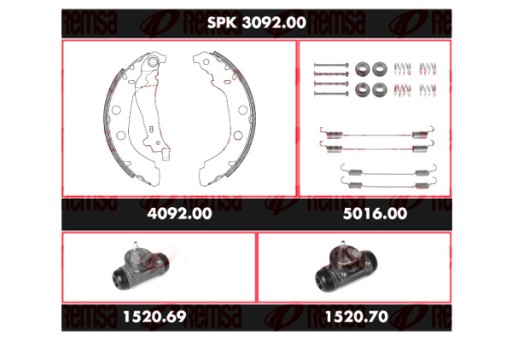 SPK 3092.00 - REMSA REMSA АВТОЗАПЧАСТИНИ