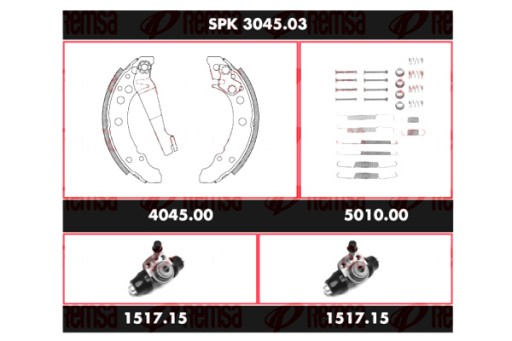 SPK 3045.03 - REMSA REMSA АВТОЗАПЧАСТИНИ