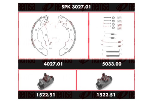 SPK 3027.01 - REMSA REMSA АВТОЗАПЧАСТИНИ