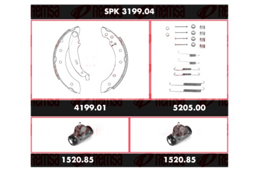 SPK 3199.04 - REMSA REMSA АВТОЗАПЧАСТИНИ