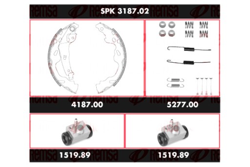 SPK 3187.02 - REMSA REMSA АВТОЗАПЧАСТИНИ