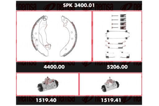 SPK 3400.01 - REMSA REMSA АВТОЗАПЧАСТИНИ