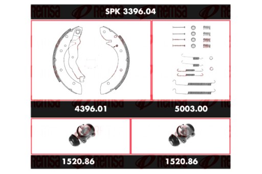 SPK 3396.04 - REMSA REMSA АВТОЗАПЧАСТИНИ