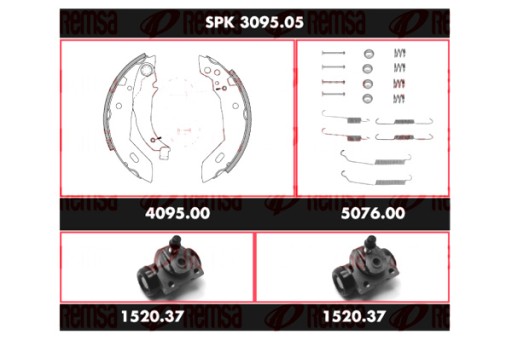 SPK 3095.05 - REMSA REMSA АВТОЗАПЧАСТИНИ