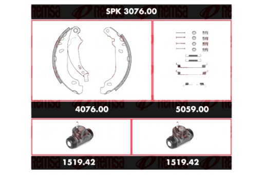 SPK 3076.00 - REMSA REMSA АВТОЗАПЧАСТИНИ