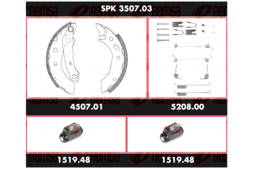 SPK 3507.03 - REMSA REMSA АВТОЗАПЧАСТИНИ